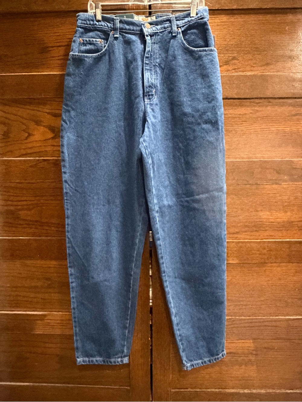 Vintage NWT Route 66 15/16 Relaxed Fit blue Denim mom Jeans high waisted barrel